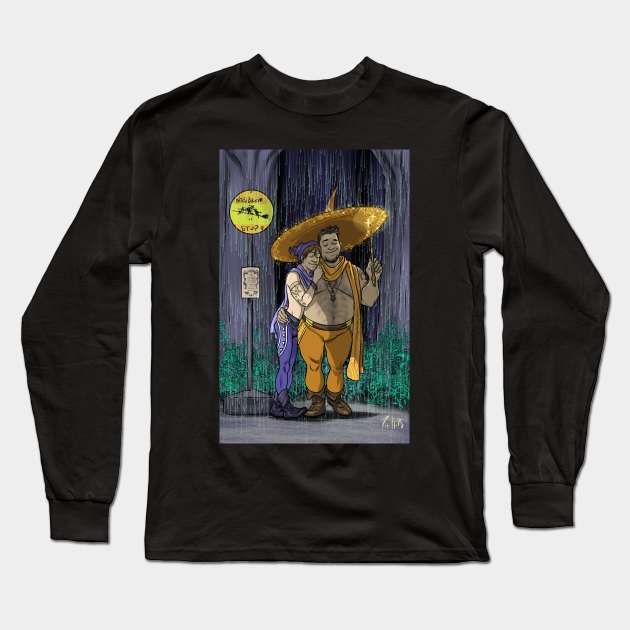 Witch Boys Rainy Day Long Sleeve T-Shirt by JoeBoy101